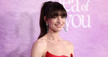 Anne Hathaway’s All-Black Outfit Screams ‘Rich Mom’ — And This Similar Set Feels Like PJs