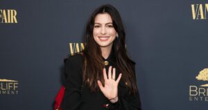 Anne Hathaway’s Striped Vest Set Channels Put-Together Energy — We Found a Comfy Lookalike