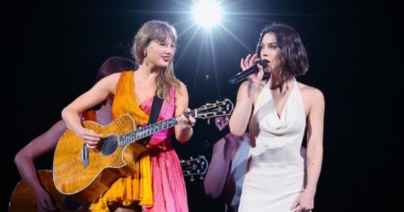 Gracie Abrams Stops Concert to Congratulate Taylor Swift and Travis Kelce on Their Engagement