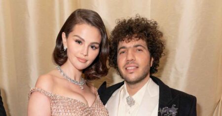 Selena Gomez Shares Sweet PDA Photo of Herself Kissing Fiance Benny Blanco