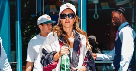 Jessica Alba’s Candy Apple Red Chanel Bag Is Fall-Ready — Recreate the Look for Just 