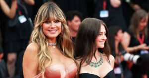 Heidi Klum and Daughter Leni Make Rare Appearance on Venice Film Festival Red Carpet