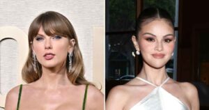 All About Taylor Swift’s ‘New Heights’ Outfit: Is She Wearing Selena Gomez’s Rare Beauty Lipstick?