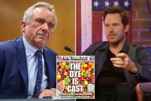 Chris Pratt calls RFK Jr ‘wonderful’ and wishes him success with getting ‘toxic stuff out of our kids’ food’