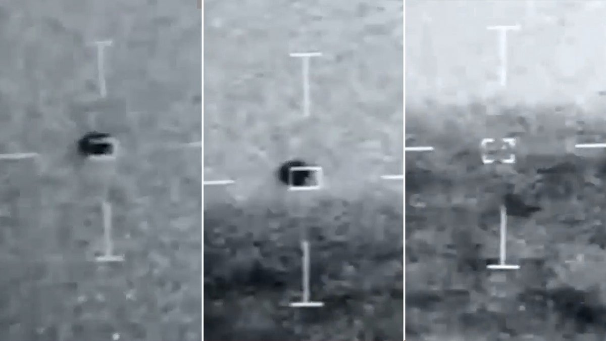 three purported UFO shots