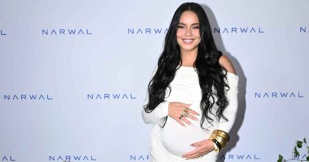Pregnant Vanessa Hudgens’ Baby Bump Album Before Welcoming 2nd Child With Husband Cole Tucker