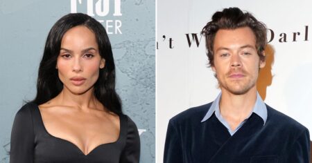 Zoe Kravitz Shows Off Her Toned Figure in Sexy Dress After Being Spotted With Harry Styles