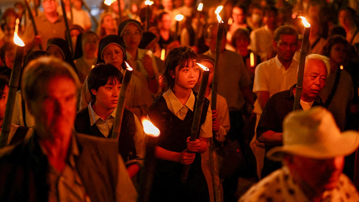 Catholics hold peace vigil in Japan