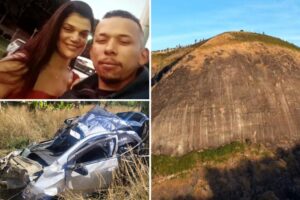 Couple in car romp die when shaking vehicle plunges off remote cliff in Brazil