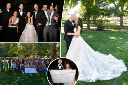 Exclusive | We sold K tickets to our wedding — haters called it a scammy cash grab, but hundreds of happy guests paid up