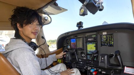 American teen pilot detained in Antarctica while raising money for cancer on solo trip