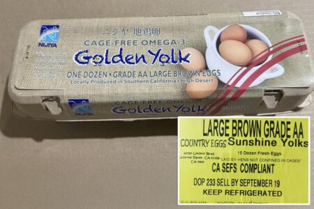 Country Eggs recalls cage-free products in California and Nevada following salmonella outbreak