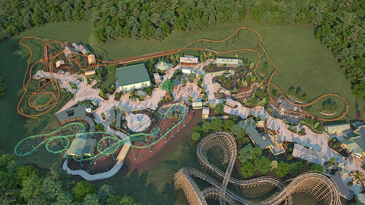 Dollywood roller coaster