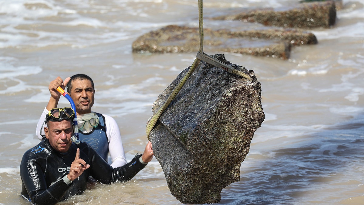 Egypt recovers new artefacts submerged in the Mediterranean