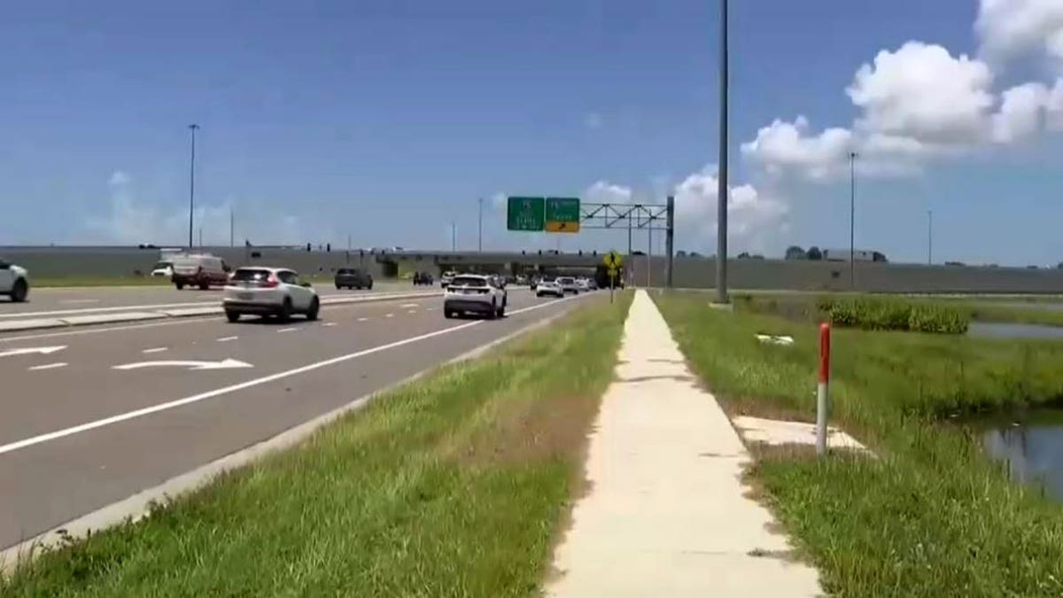side of road near Tampa