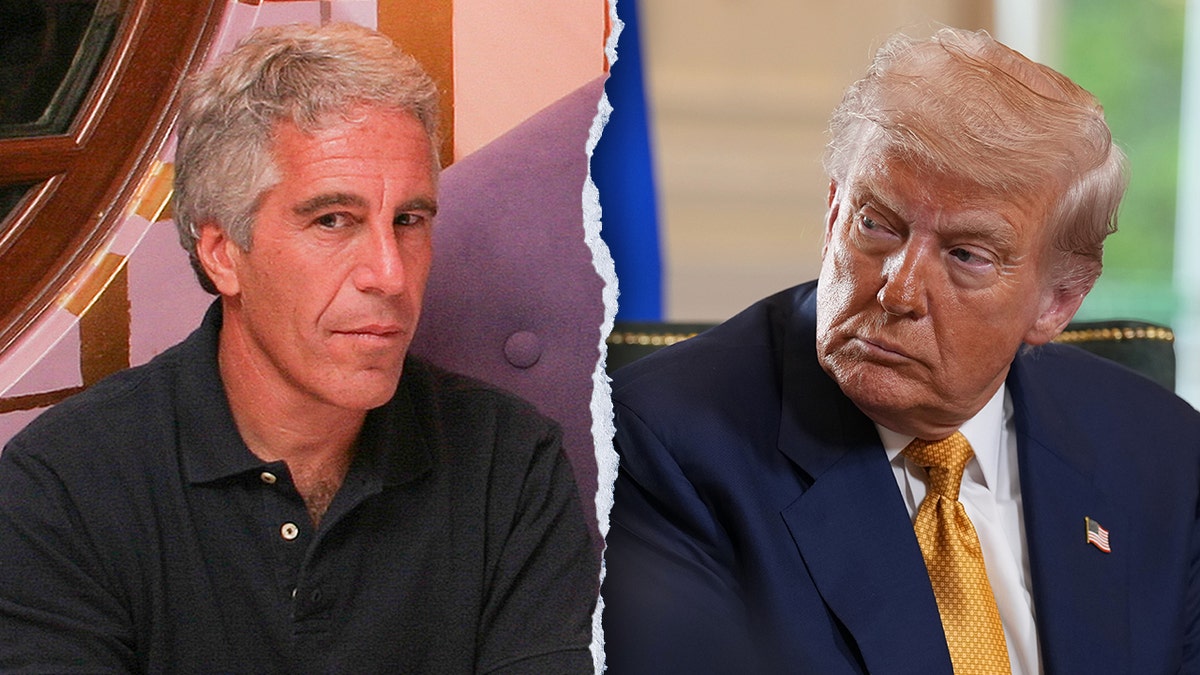 Donald Trump and Jeffrey Epstein