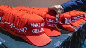 Fan wearing ‘Make America Great Again’ hat escorted by security from MLS match
