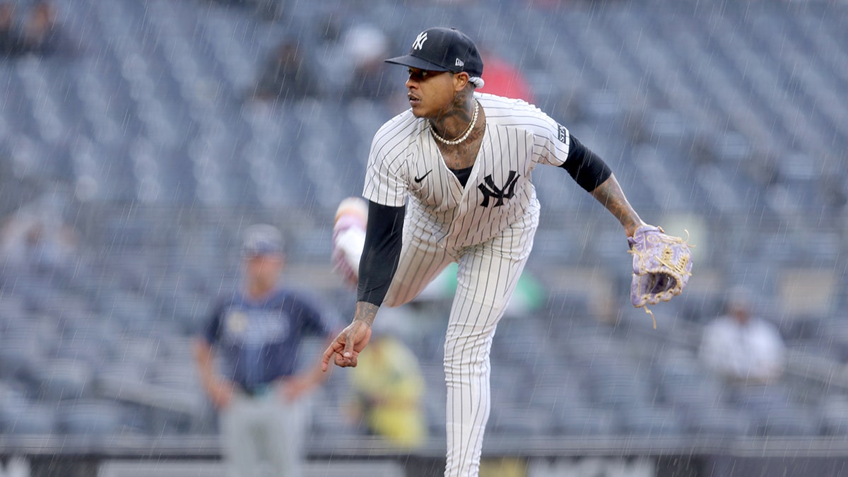 Marcus Stroman in action