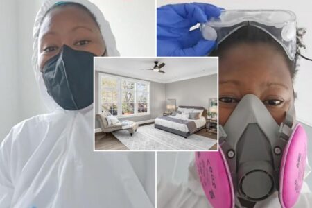 ‘Nightmare’ warning about extremely popular but ‘toxic’ bedroom item — as woman is forced to wear full PPE in her home
