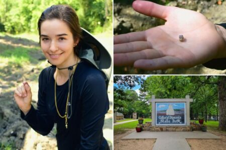 Lucky NYC traveler finds K diamond in an Arkansas park — now she has a special use for it: ‘I got on my knees and cried’
