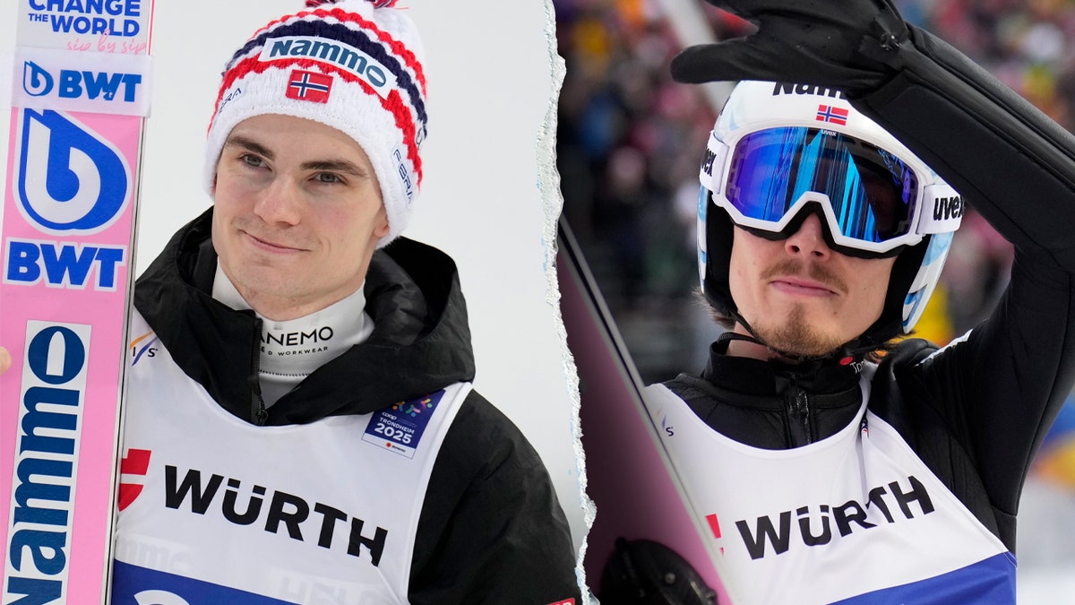 Marius Lindvik and Johann Andre Forfang