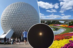 ‘UFO’ seen hovering over Disney World’s Epcot — but there may be a simple explanation for it