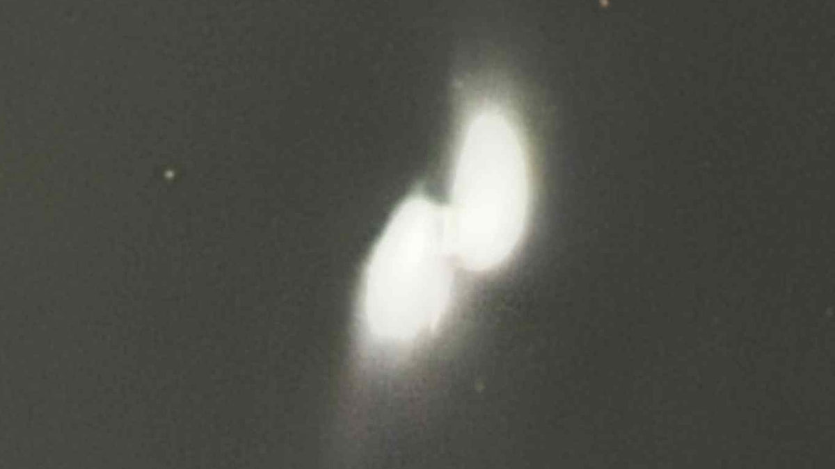 The glowing orb in the night sky