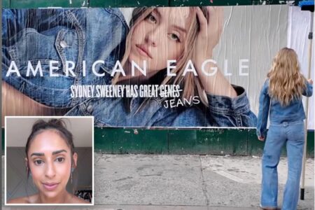 Ex-teacher roasted after claiming she was traumatized by Sydney Sweeney ad