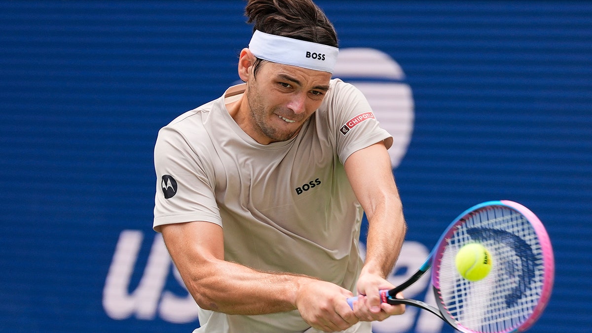 Taylor Fritz vs Emilio Nava in the 2025 US Open