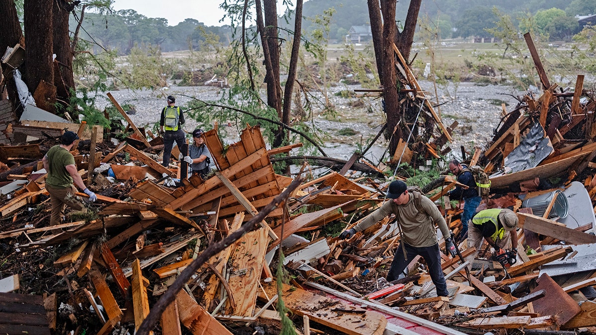 Texas flood damage
