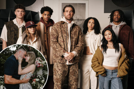 Inside Travis Kelce’s new American Eagle line — and ad with athletes including Suni Lee, Kiyan Anthony