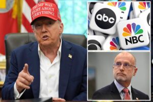 Trump hits ABC, NBC as ‘FAKE NEWS,’ says he’d support FCC revoking licenses