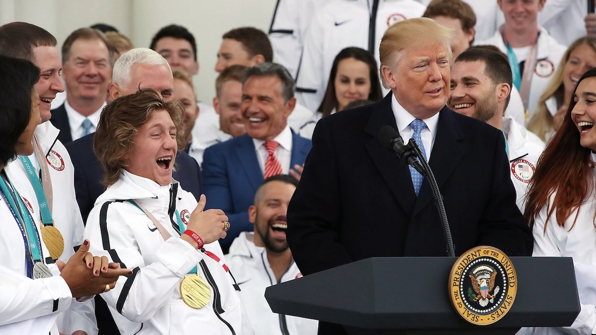 Olympic gold medalist snowboarder Red Gerard