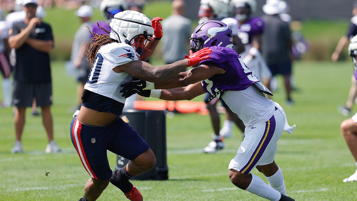 Patriots-Vikings joint practice