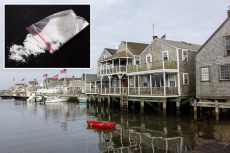 Cocaine levels are 50% above the US average in this summer playground for the rich and famous, sewage tests show