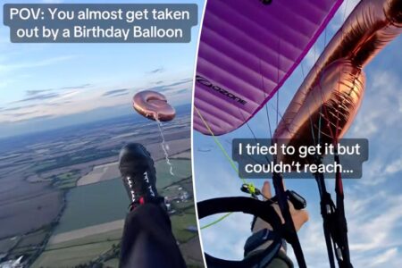 Paraglider almost dies thanks to careless piece of litter: ‘I spotted something drifting across the sky’