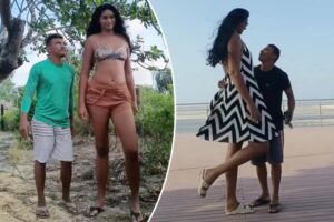 I’m 6-foot-9 and my husband is 5-foot-4 — people laugh in our faces but there’s no height limit on our love