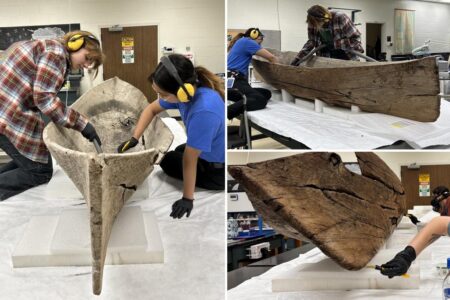 Mysterious canoe unearthed after Hurricane Ian puzzles Florida scientists: ‘Highly unusual’