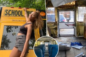 I bought a school bus on Facebook Marketplace — now I live rent-free in my dream mobile home