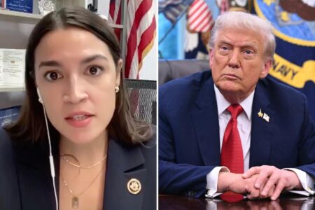 AOC uses one of increasingly rare constituent’s town halls to slam President Trump: ‘authoritarian’