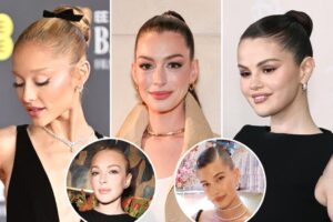 ‘Bleph bun’ trend, fueled by celebs like Ariana Grande and Anne Hathaway, is the free way to get an eyelift — and a ‘new face’