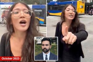 Hunter College grad who tore down Hamas hostage posters in viral video worked for Zohran Mamdani’s office