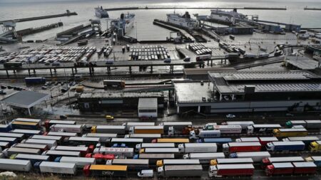 Where will the first EES land border checks come into effect?