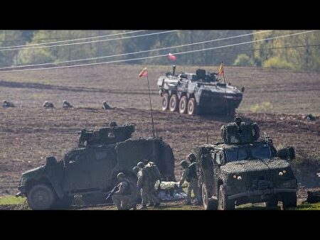 Lithuania has installed so-called ‘dragon’s teeth’ on the border with Russia