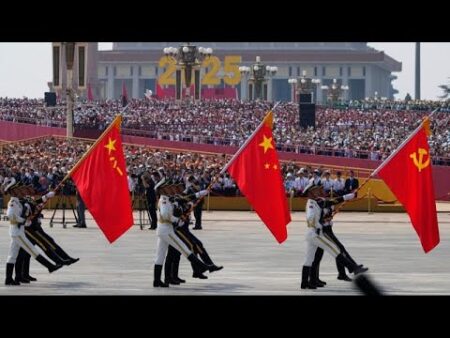 China unveils new weapons at Victory Day military parade attended by Putin and Kim