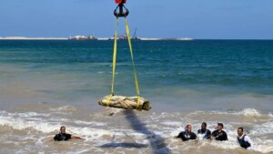 Ancient Egyptian party-town building and relics pulled out in ocean discovery