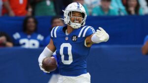 Colts’ Cam Bynum breaks out bizarre celebration after interception vs Dolphins