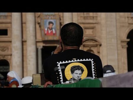 Pope Leo XIV declares first two saints of his pontificate