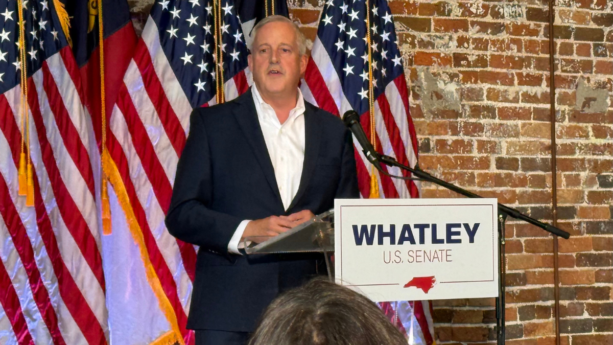 RNC Chair Michael Whatley announces his Senate run for North Carolina on July 31st, 2025. 