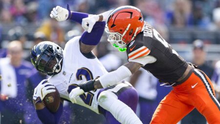 Derrick Henry responds after Browns’ Grant Delpit talks ease of tackling Ravens star